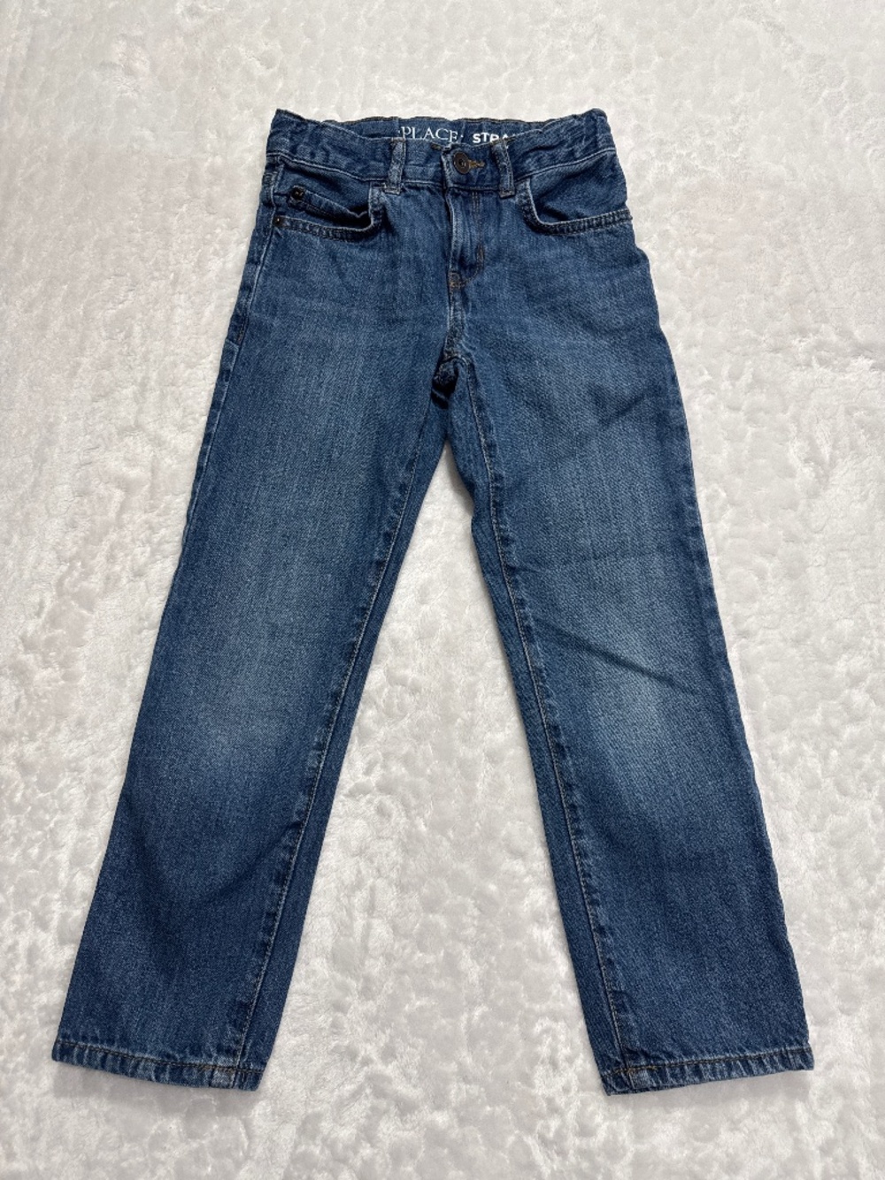 Place Jeans Boys Size 6 Casual Straight Leg Blue Denim Pants